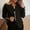 Black, variant on Clearance Women's Blazers & Suit Jackets Women's Autumn Solid Color Zippered Button Suit Jacket