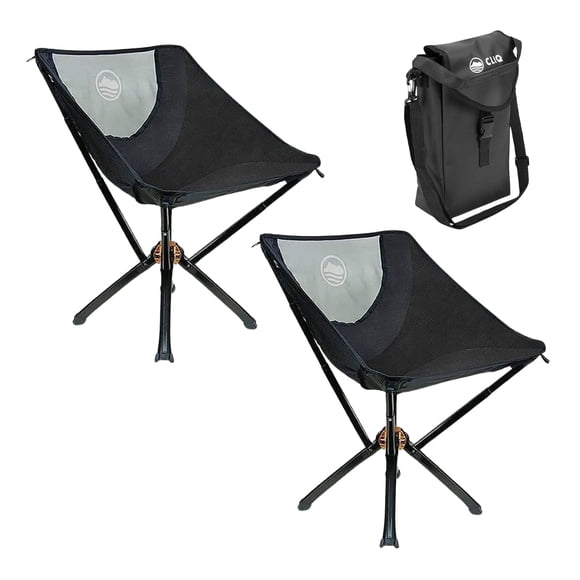 Silla CLIQ Versión 1.0 plegable y ligera, soporta 136 kg