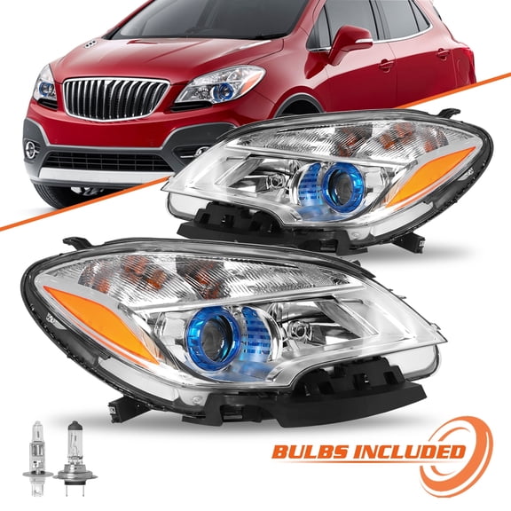 For 2013 2014 2015 2016 Buick Encore Halogen Headlights Lamps Lights Left Right