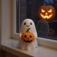 thumbnail image 2 of Halloween Decorations, Ghost Resin Crafts Ornaments, Alloween Decoration for Porch Yard Patio Indoor Decor Fall Autumn Home Shelf Mantel Ornament, 2 of 4