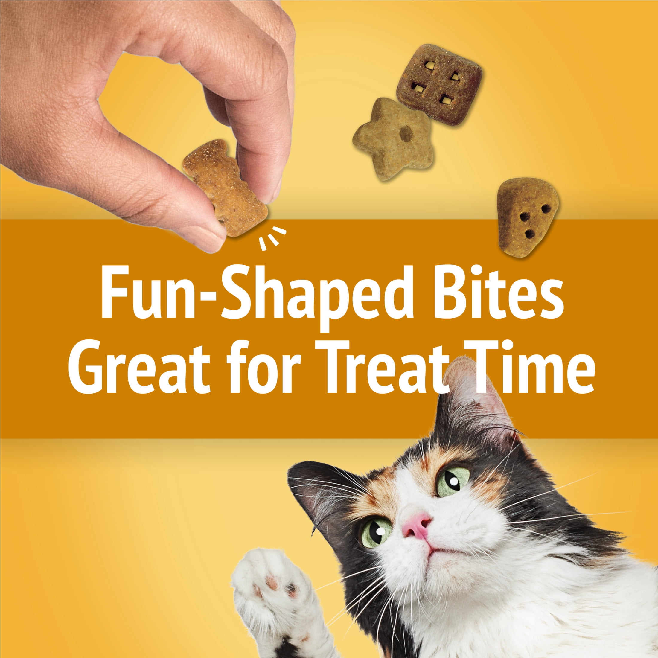 Friskies Party Mix Cheezy Craze Crunch with Real Cheese, Cat Treats, 510 g