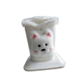 thumbnail image 2 of Soporte para gafas de sol con forro afelpado, práctico y de fácil acceso. Elegante estuche para gafas, ideal para el baño y decoración del hogar. Cachorro blanco, 2 of 5