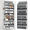 Grey-02, variant on 2 Pack Large Capacity Under Bed Storage with Wheels, Collapsible Container with Clear Lid & Label, Storage for Clothes, Shoes, Toys & Bedding