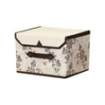 thumbnail image 2 of Viflosae Fabric Printing Folding Storage Box ThicKened Non-Woven Storage Box With Cover Clothes Sorting Box Sundries Storage Box Save 5% on vitamins & supplements, 2 of 3