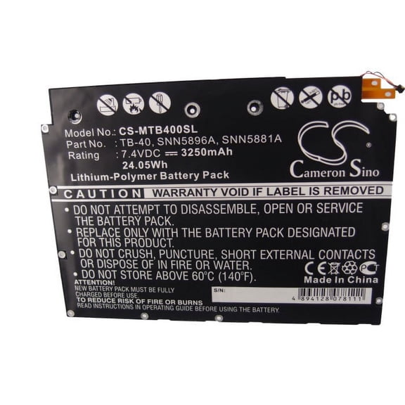 3250mAh SNN5881A Battery for Motorola XOOM MZ604 XOOM MZ500 MZ604 XOOM MZ601 XOOM MZ603 XOOM MZ602 Xoom XOOM MZ600
