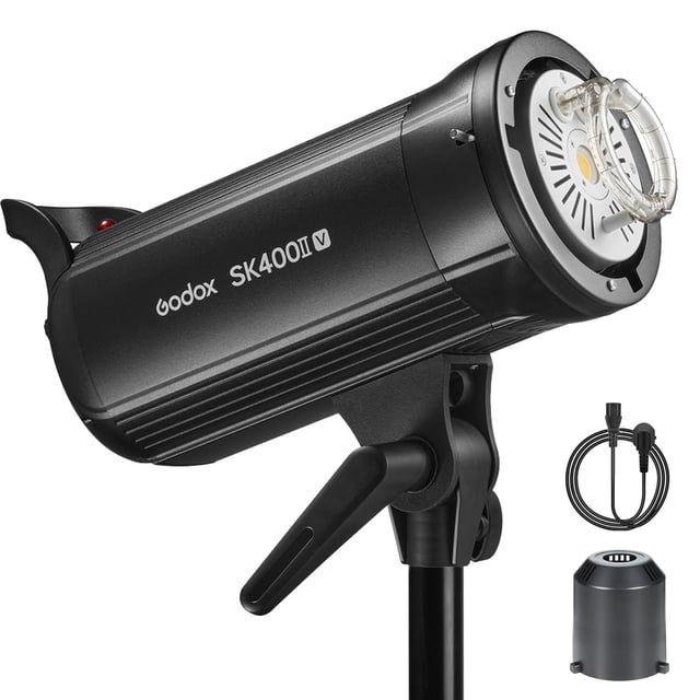 Studio Flash Strobe Godox SK400II-V, 400 W, 2,4 G, inalámbrico X