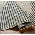 thumbnail image 3 of Hauteloom Hedva Living Room, Bedroom Patio Outdoor Area Rug - Gray, Black, Brown - 4'3" x 5'11", 3 of 5