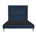 thumbnail image 3 of Base Cama Slim con Cabecera Queen Size Mary Azul Dicasa, 3 of 8
