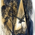 thumbnail image 5 of Designart "Abstract Landscape with Mountains, Moon, and Tree III" Modern Geometric Oversized Wall Clock, 5 of 5
