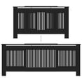 thumbnail image 3 of vidaXL Cache-Radiateur MDF Noir 205 cm, 3 of 5