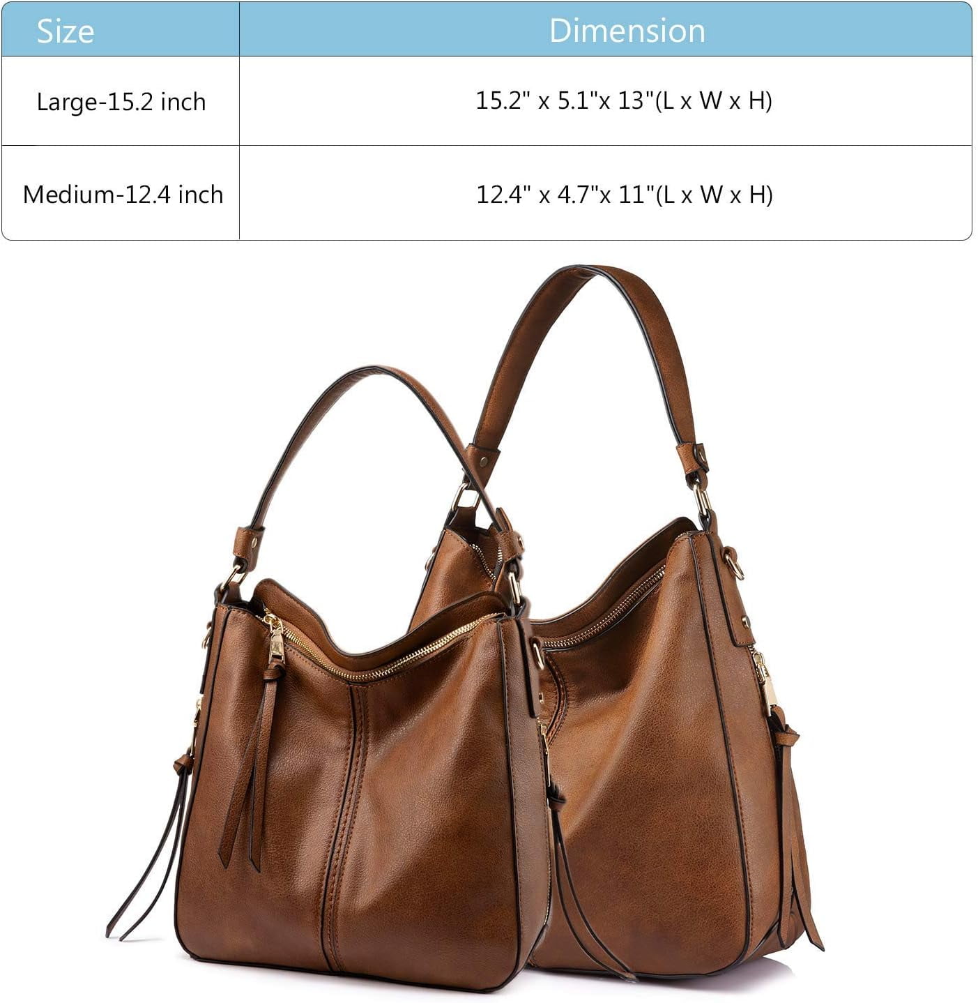 Fashion Handbags for Women Large Designer Ladies Hobo bag Bucket Purse Faux Leather