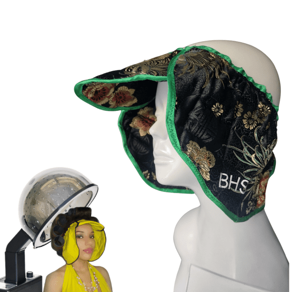 Hairdryer Beauty Heat Shield Complete Protection from Hot Hair Dryers and Hair Steamers (Midnight Garden)