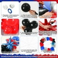 thumbnail image 3 of Juego de guirnaldas en forma de arco con forma de globo de araña Leyndo, 332 piezas, con telaraña, 3 of 7