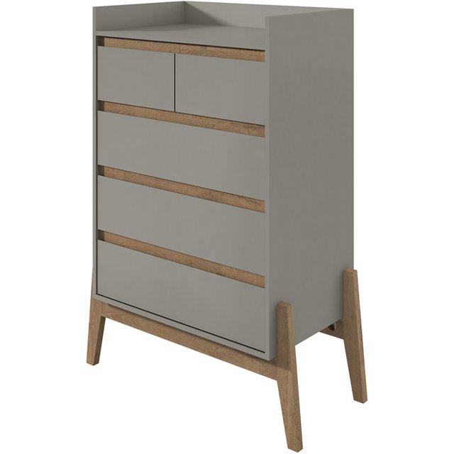 Manhattan Comfort Essence 5 Tiroirs en Gris