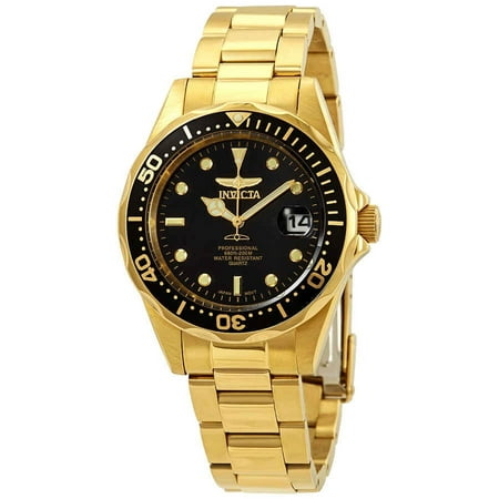 Invicta Men's 8936 Pro Diver Quartz 3 Hand Black Dial Watch