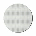 thumbnail image 1 of Abstract Mouse Pad for Computers, Repetitive Vertical Ornaments Motifs Illustration on Plain Backdrop, Round Non-Slip Thick Rubber Modern Mousepad, 8" Round, White and Pale Sky Blue, by Ambesonne, 1 of 2
