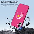 thumbnail image 4 of Funda Kirby de TPU para iPhone 16 Plus: ultrafina, a prueba de golpes, antiamarilleo, resistente a arañazos, compatible con carga inalámbrica, agarre mejorado, estilo negro., 4 of 7