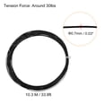 thumbnail image 2 of Unique Bargains 10.3 Meter High Elastic Nylon Badminton Racket String Racquet Line, Black 4 Pack, 2 of 6