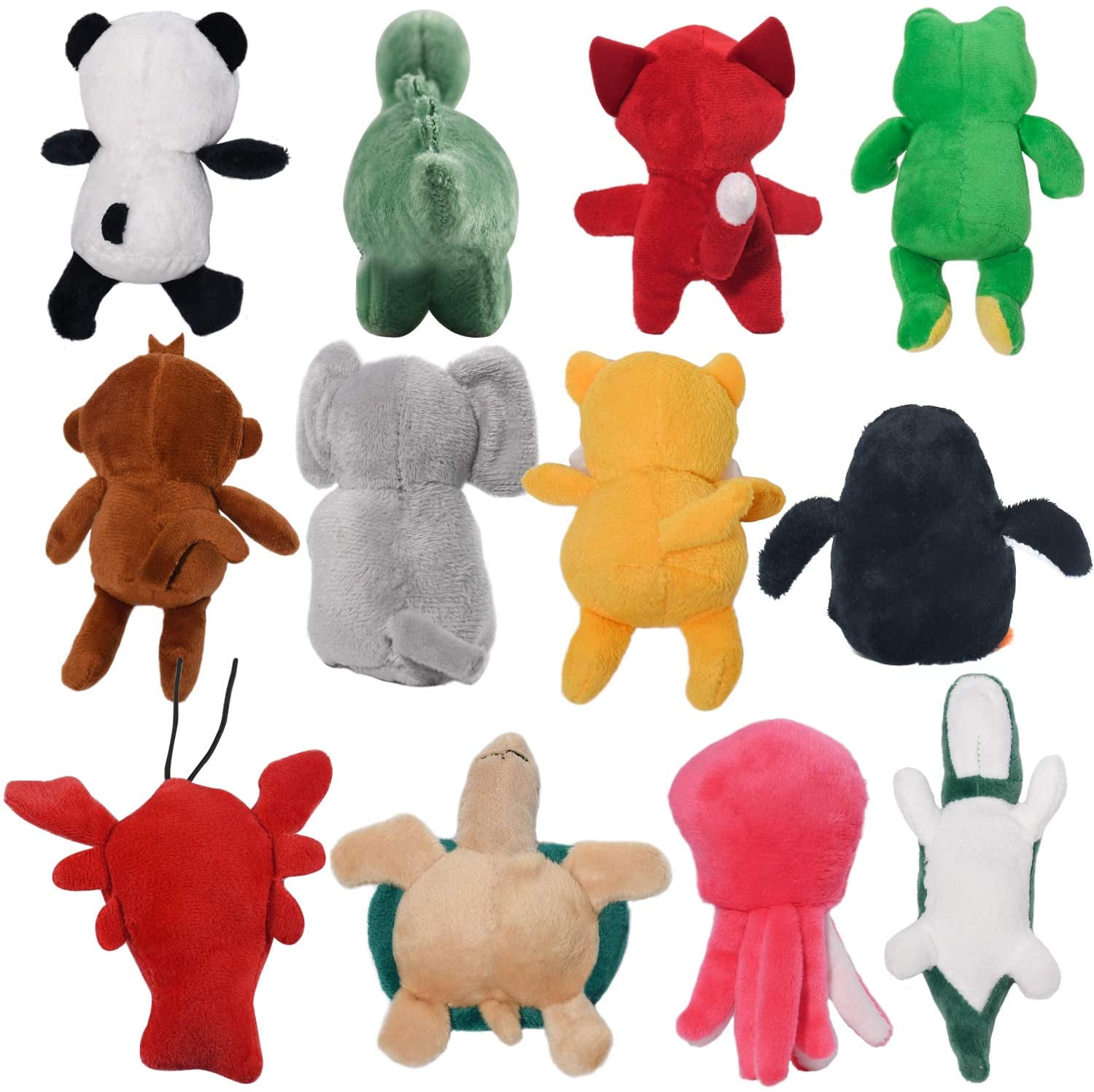 LEGEND SANDY Squeaky Dog Toys for Puppy Small Medium Dogs, Stuffed Samll Dog Toys Bulk with 12 Plush Pet Dog Toy Set, Cute Safe Dog Chew Toys Pack for Puppies Teething (12 Dog Toys)