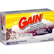 Gain: Fabric Softener Dryer Sheets Soothing Sensations Lavender Lilac Moment, 105 ct