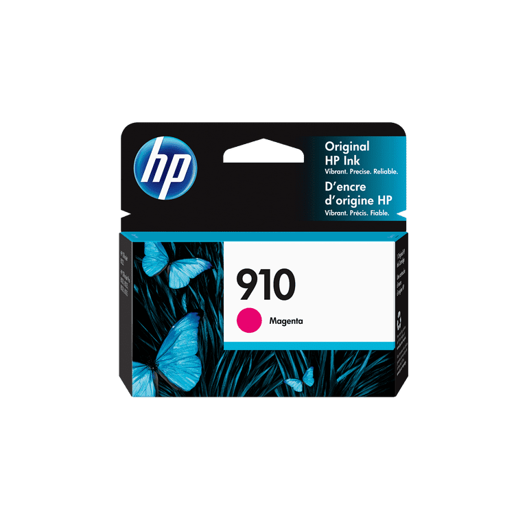 HP 910 Original Magenta Ink Cartridge, ~315 pages, Eco
