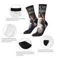 thumbnail image 6 of Supernatural Vampire Diaries Adult Socks Breathable Cozy Soft Crew Socks Novelty Casual Calf Stockings For Men Women, 6 of 8