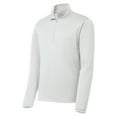thumbnail image 5 of Yellow Rooster Men's Long Sleeve 1/4-Zip Male Pullover White 2XL, 5 of 8
