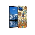 thumbnail image 1 of Compatible with Moto One 5G UW Phone Case, Retro-s-Groovy-Floral-Rainbow-Hippie18 Case Men Women, Flexible Silicone Shockproof Case for Moto One 5G UW, 1 of 1