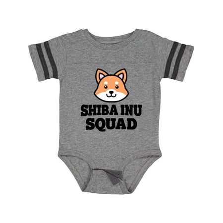 

Inktastic Dog Shiba Inu Squad Gift Baby Boy or Baby Girl Bodysuit