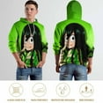 thumbnail image 7 of Boku no Hero Academia Tsuyu Asui Hoodies for Men Women 3D Print Pullover Novelty Hooded Sweatshirt Hoodies with Big Pockets S, 7 of 7