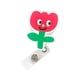 thumbnail image 5 of Porta credencial retráctil con clip para cinturón, cordón retráctil de 65 cm para nombre. Flor, 5 of 9