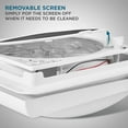 thumbnail image 3 of Hike Crew 14" RV Roof Vent Fan, 12V, 10-Speed, White, 3 of 8