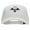 White, variant on Eagle Shield Embroidered Cotton Twill Pro Style Cap - White OSFM