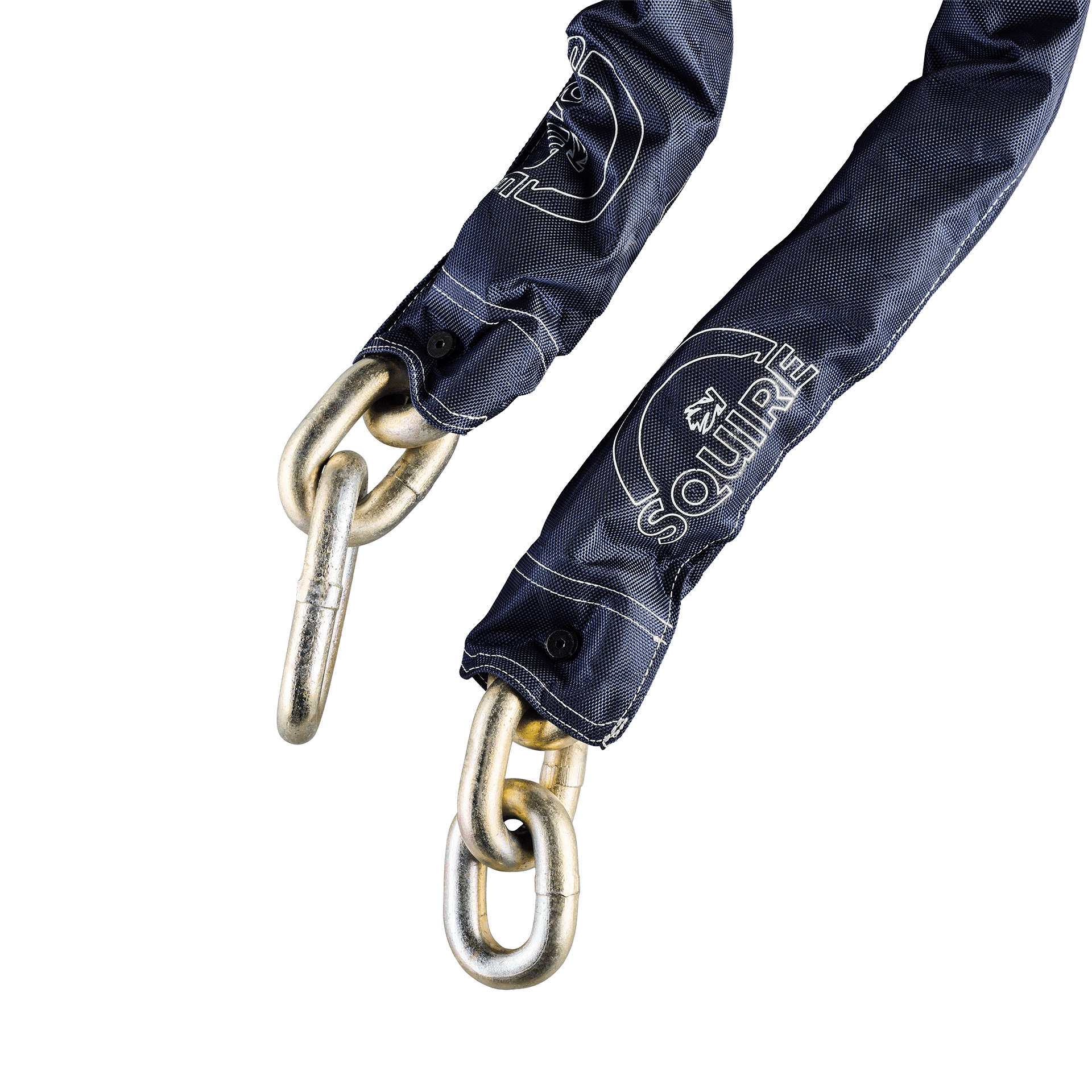 Squire SS80CS Padlock & Chain Set - 80mm Boron Steel Lock with 16mm Sleeved Chain