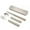 Beige, variant on Moocorvic Three-Piece Cutlery Stainless Steel Travel Utensils Reusable Utensils Set with Case School Supplies Durable Cutlery Box Travel Environmental Protection