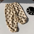 thumbnail image 2 of Guluxicc Girls Polka Dots Joggers Kids Summer Harem Pants Lightweight Elastic Waist Loose Athletic Sweatpants for 1-11 Years, 2 of 5