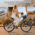 thumbnail image 4 of XKJ Electric Bike for Adults, Ebike, Electric Bicycle with 576WH Removable Battery,26" Mountain Ebike 25MPH,40+ Miles(MAX),750W High Motor,Multi-Shock Absorption,Commuting,UL2849, 4 of 9