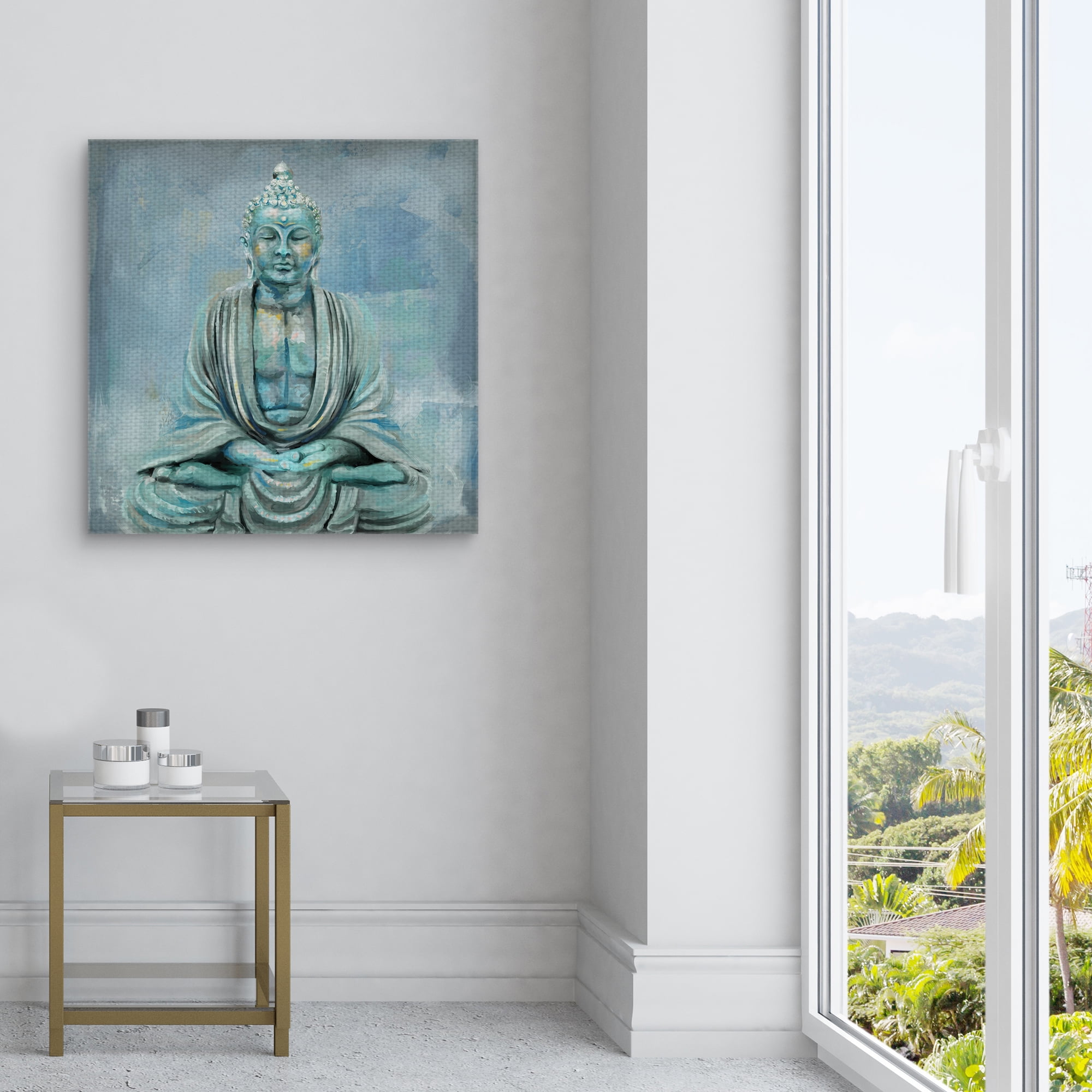 Masterpiece Art Gallery Dharma Buddha by Studio Arts Canvas Art Print 24" x 24"