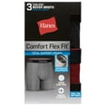 thumbnail image 2 of Hanes Men's Comfort Flex Fit Total Support Pouch Boxer Briefs, 3 Pack, 2 of 9
