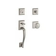 thumbnail image 2 of Baldwin Reserve SCNAPxTRATSR112 Single Cylinder Napa Handleset Traditional Knob and Traditional Square Rose Venetian Bronze Finish, 2 of 3