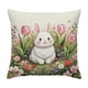 thumbnail image 2 of Pillowcase Rabbits Short Lint Material Pascua Ambiance Decoration Sala De Estar Bedroom Sofa Pillowcase, 2 of 6
