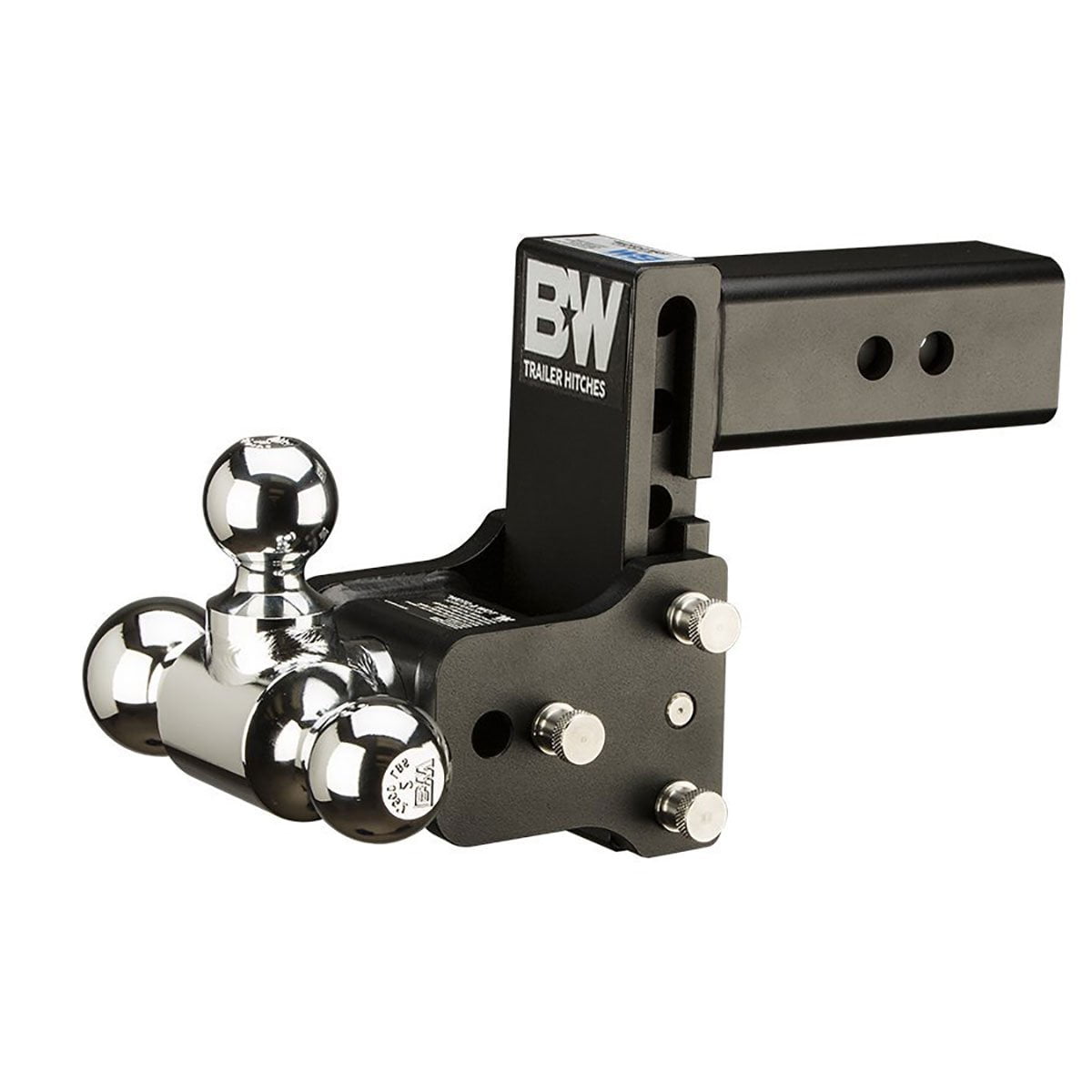B/&W Trailer Hitches Tow /& Stow 5in Drop 4.5in Rise 1 7//8x2x2 5//16in Triple Ball Size Hitch