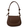 thumbnail image 1 of Bolso Hombro para Mujer Bolsos Color Sólido para Axilas Bolsos Tendencia (marrón), 1 of 9