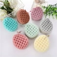thumbnail image 2 of 2Pcs Bath Sponges for Shower, Deep Cleansing Body Loofah Sponge, for Bath and Shower, Multiple Textures for Gentle and Deep Exfoliation, Generous and Rich Lather, Blue, 2 of 8