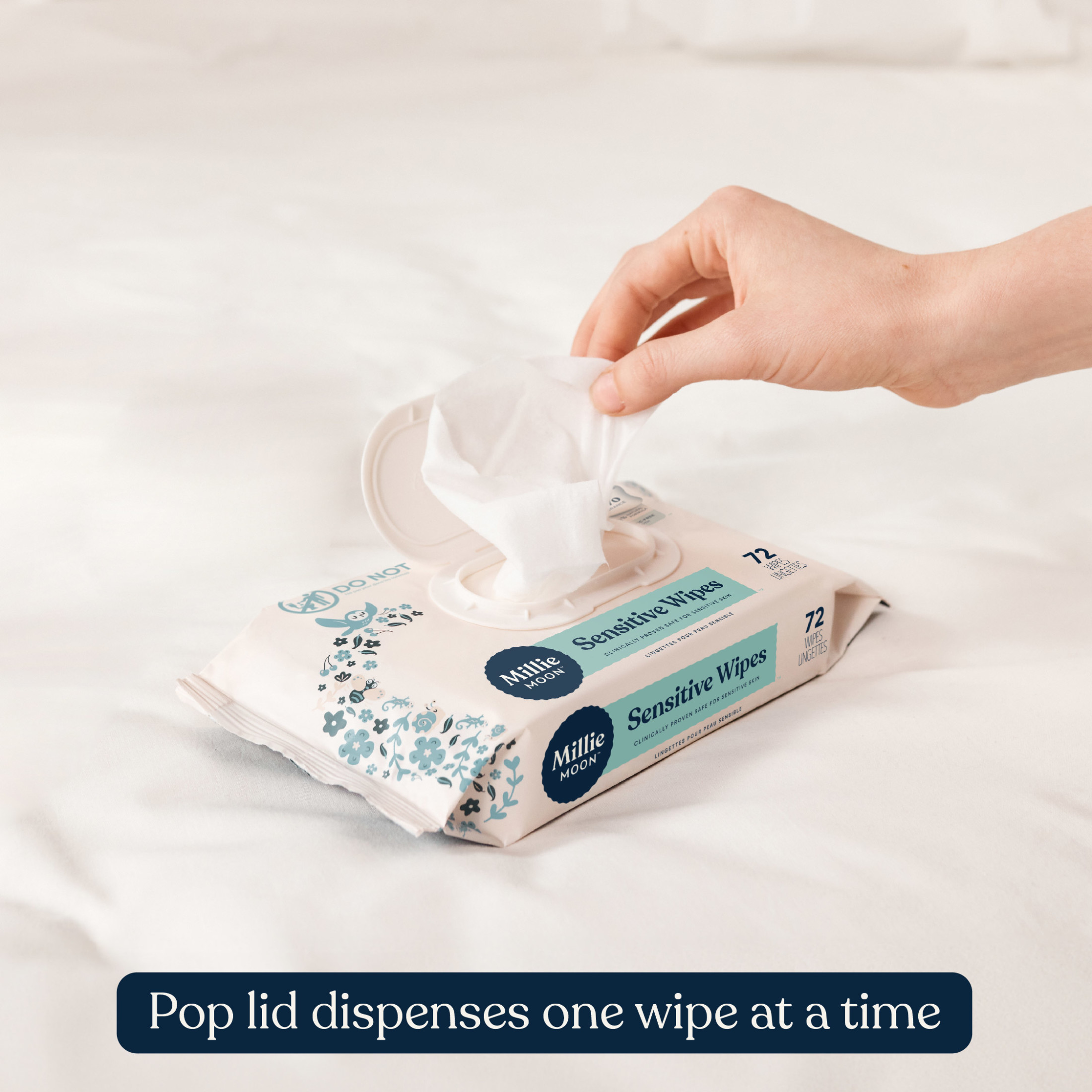 Millie Moon Sensitive Baby Wipes, 648 Count photo 6
