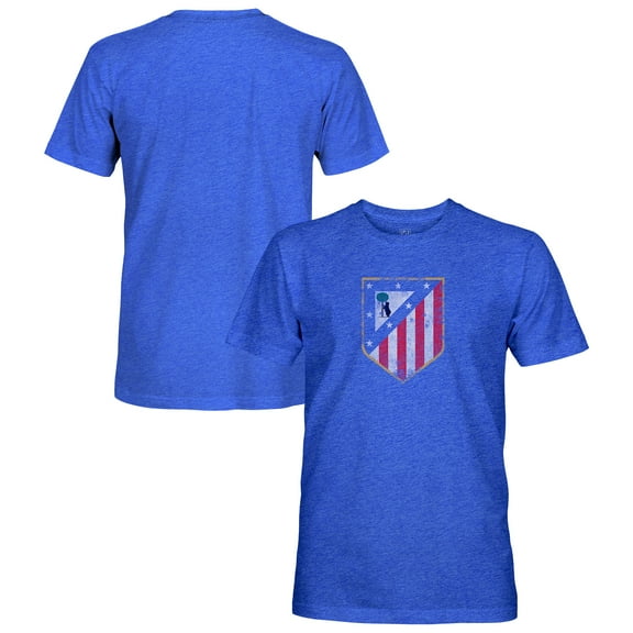 Men's-1863FC Blue Atletico de Madrid Vintage Tri-Blend T-Shirt