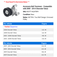 thumbnail image 2 of Accessory Belt Tensioner - Compatible with 2000 - 2014 Chevy Tahoe 2001 2002 2003 2004 2005 2006 2007 2008 2009 2010 2011 2012 2013, 2 of 2
