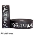 thumbnail image 1 of Luminous Bicycle Handlebar Tape Two-Color Road Bike Shock-Absorbing Anti-Slip Leather Fixed Gear Bicycle Handlebar Tape In Stock, 1 of 1