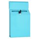 thumbnail image 1 of Naiovety Mailbox Locking Wall Mounted Comment Drop  Payments Box Postbox Holder Decoración del hogar Azul, 1 of 1