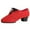 Red, variant on Latin Dance Shoes Women Ballroom Tango Party Oxford Mid Heel Mesh Dancing Shoes